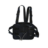 Vest Me |Waterproof Non-Bullet-proof Streetwear Bags With Chain Chest Bag Rig Street Vest Waist Pack