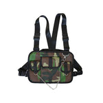 Vest Me |Waterproof Non-Bullet-proof Streetwear Bags With Chain Chest Bag Rig Street Vest Waist Pack