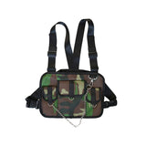 Vest Me |Waterproof Non-Bullet-proof Streetwear Bags With Chain Chest Bag Rig Street Vest Waist Pack