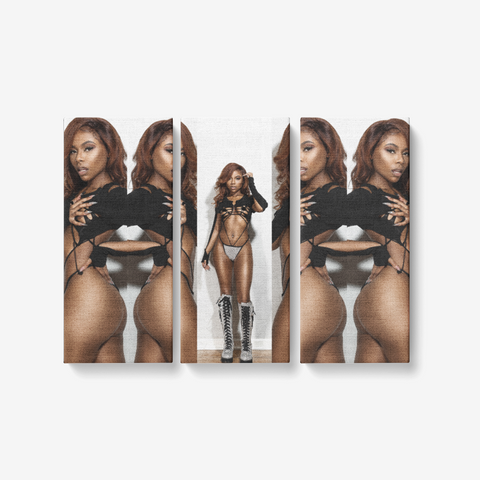 3 Piece Canvas Wall Art for Living Room - 3x8"x18"