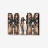 3 Piece Canvas Wall Art for Living Room - 3x8"x18"