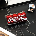 Coke Soda Cola | Diamonds Shoulder Bags Designer Cola Can Shape Chains Crossbody Bags Chic Evening Clutch Purse