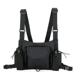 Vest Up |Fashion non-Bullet-proof Streetwear Vest Chest Bag Functional Waistcoat Tactical Black Chest Rig Bags