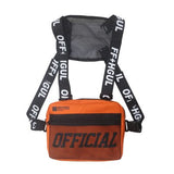 Officially Buckled In |Streetwear Chest Bag Tactical Two Shoulder Strap Chest Pack Rectangle Chest Rig Bags