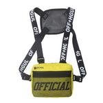Officially Buckled In |Streetwear Chest Bag Tactical Two Shoulder Strap Chest Pack Rectangle Chest Rig Bags