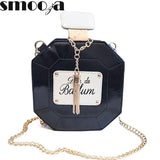 Dau dé Perfume |Leather Perfume Bottle crossbody bag Chain Mini Clutch Bag Party Women Evening Bags