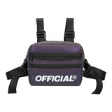 Officially Buckled-In REFLECT|Street Style Reflective Chest Multi-function Vest Function Tactical Chest Rig Bag Reflective Waist Bag Packs