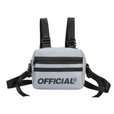 Officially Buckled-In REFLECT|Street Style Reflective Chest Multi-function Vest Function Tactical Chest Rig Bag Reflective Waist Bag Packs