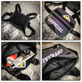 Officially Buckled-In REFLECT|Street Style Reflective Chest Multi-function Vest Function Tactical Chest Rig Bag Reflective Waist Bag Packs