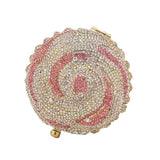 THINKTHENDO Cupcake Glitter Clutch Evening Shoulder Bags Wedding Party Bridal Mini Handbag Purse for Women Girls