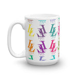 LL RainBow Drip Mug