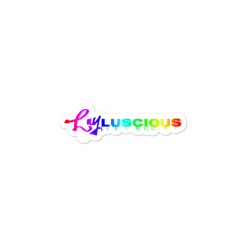 Rainbow Lay Luscious Bubble-free stickers