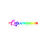Rainbow Lay Luscious Bubble-free stickers
